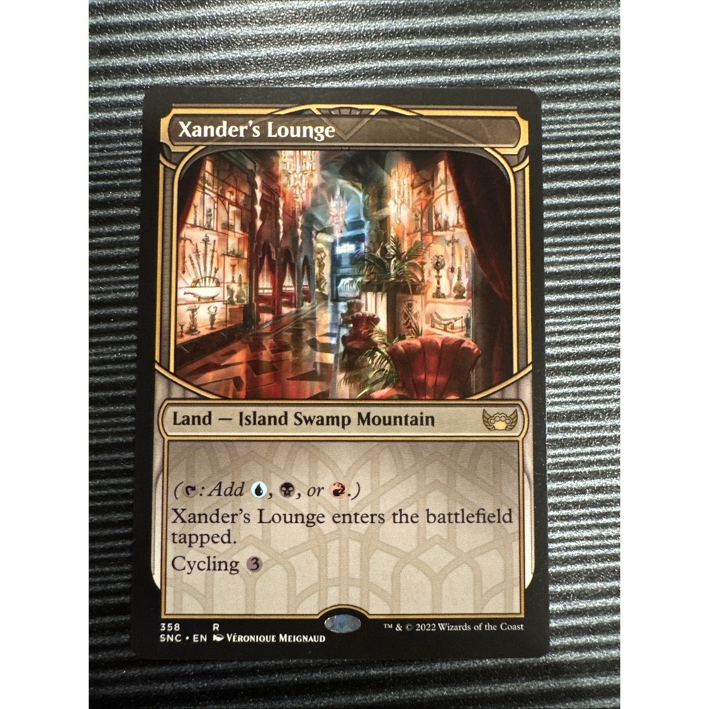 Xander's Lounge Showcase 358 NM Streets of New Capenna SNC Magic MTG Rare Land
